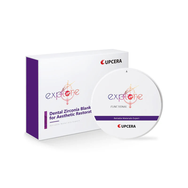 Upcera Explore TT Multilayer GT Pre-Shaded Zirconia Disc - 98mm