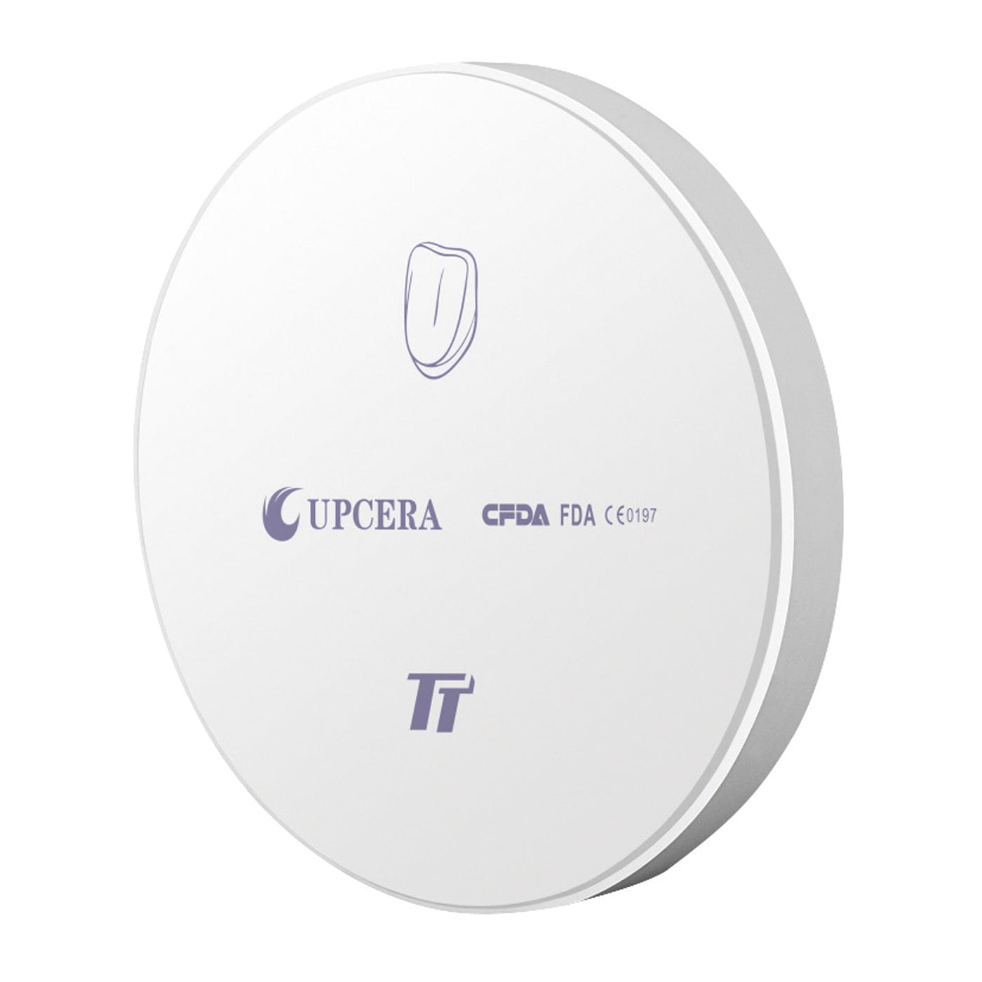Upcera TT White Zirconia Disc - Amann Girrbach