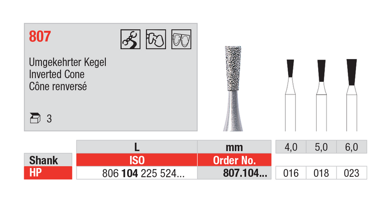 807 - Inverted Cone