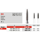 863 Flame Diamond Bur